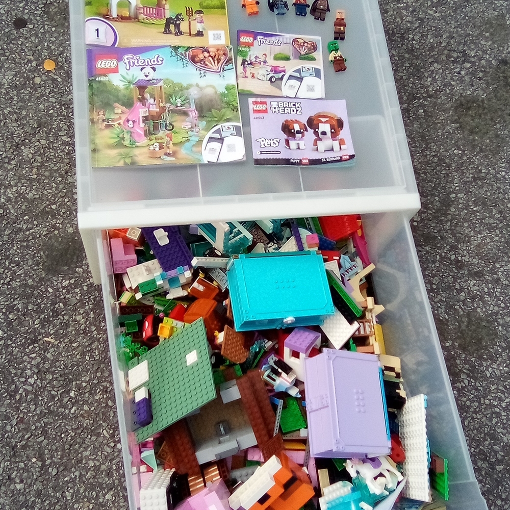 LEGO Friends Mixed Bricks and Accessories - Colorful Lot